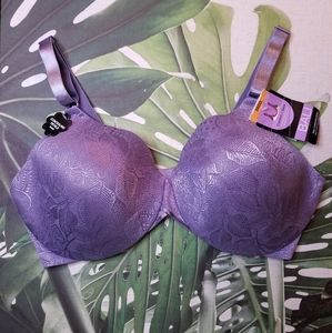 Bali Comfort U-Back Lavender Bra 38DD NWT